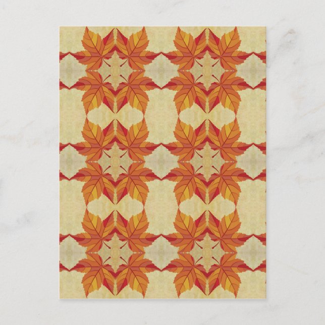 Herbstleaves Postkarte (Vorderseite)