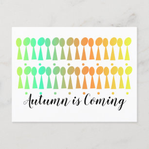 Herbstleaves Postkarte