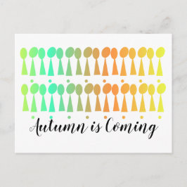 Herbstleaves Postkarte