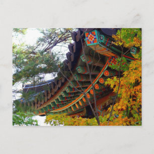 Herbstleaves Postkarte