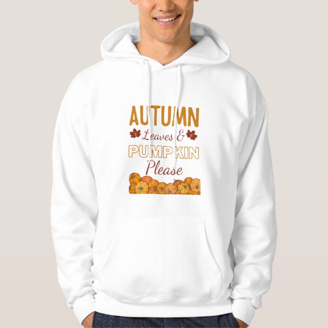 Herbstleaves & Pumpkin Hoodie (Vorderseite)
