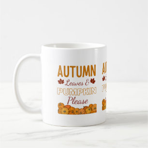 Herbstleaves & Pumpkin Kaffeetasse