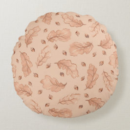 Herbstleaves Rundes Kissen
