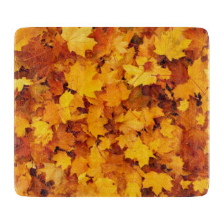 Herbstleaves Schneidebrett