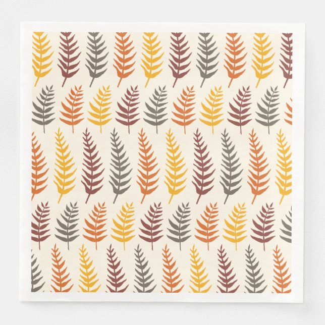 Herbstleaves Serviette (Vorderseite)