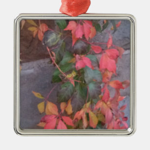 Herbstleaves Silbernes Ornament