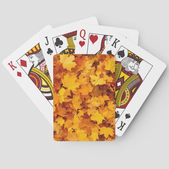 Herbstleaves Spielkarten (Rückseite)
