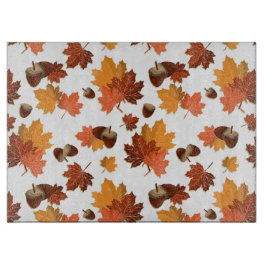 Herbstleaves und Acorns Schneidebrett