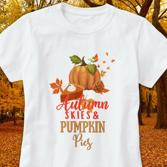 Herbstleaves und Pumpkin T-Shirt (Von Creator hochgeladen)