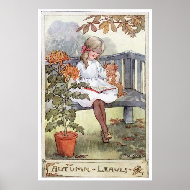 Herbstleaves von Anne Anderson Poster (Vorne)