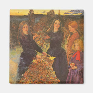 Herbstleaves von Sir John Everett Millais Magnet