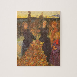 Herbstleaves von Sir John Everett Millais Puzzle