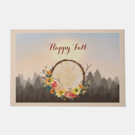 Herbstleaves Wreath Forest Forest Fußmatte