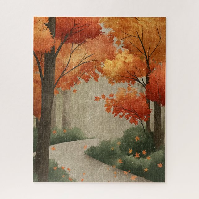 Herbstlebewesen Puzzle (Vertikal)