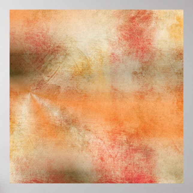 Herbstlebhaftes Hintergrundpapier Poster (Vorne)