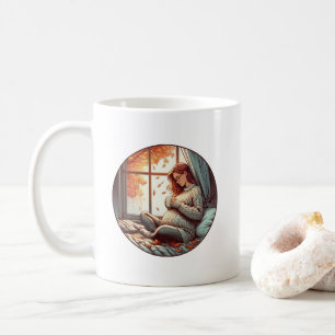 Herbstleuchte: Gemütliche Momente der Mutterschaft Kaffeetasse