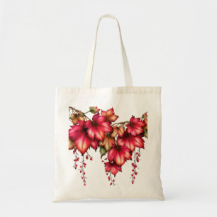 Herbstliche Ahornblätter & Beeren Elegantes Herbst Tragetasche