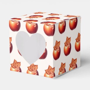 Herbstliche Apfel-Brautparty Geschenkschachtel
