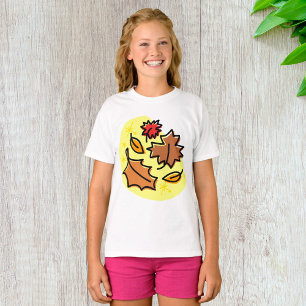 Herbstliche Blätter fallen farbenfroh, saisonale K T-Shirt