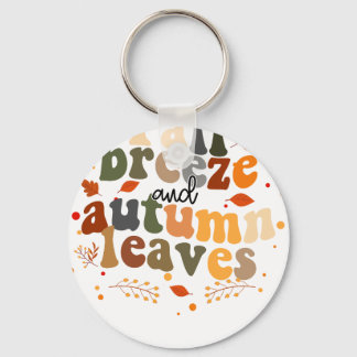 herbstliche Blätter Schlüsselanhänger