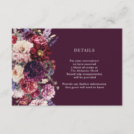 Herbstliche Blume Dahlia-Bündelung Details Umriss Begleitkarte