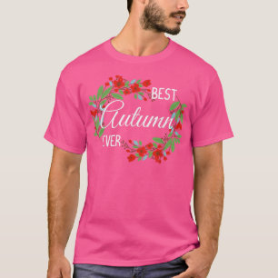 Herbstliche Blume für Personalisierten Namen Blume T-Shirt