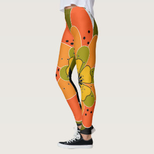 Herbstliche Blume, Herbst, Blume, Veranschaulichun Leggings