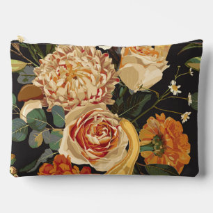 Herbstliche Blume, Kräuter und Pilze Illustration. Zubehörtasche