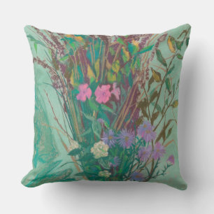 Herbstliche Blume, moderne Blumenkunst, pastellfar Kissen