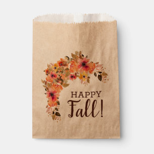 Herbstliche Blumen Herbst Kranz Party Geschenktütchen