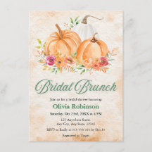 Herbstliche Braut Brunch Brautparty