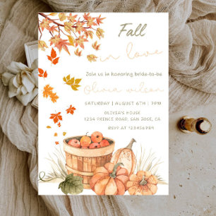 Herbstliche Brautparty - Herbstliche Brautparty-Fe Einladung