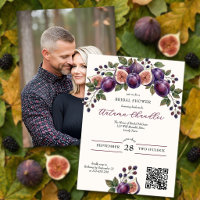 Herbstliche Brautparty mit Pflaume, Feige und Brom