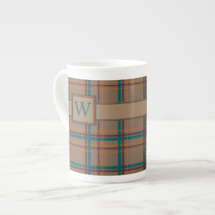 Herbstliche Chic Karierte Tasse