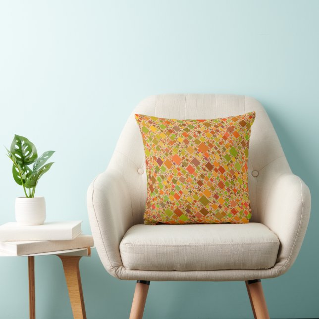 Herbstliche Echo-geteerte Artwork-Design Kissen (Stuhl )