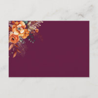 Herbstliche elegante burgunderrote Blumen