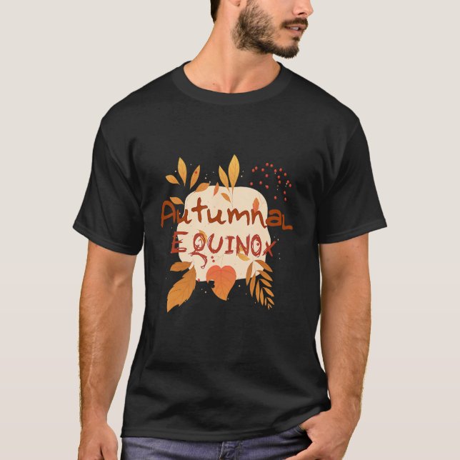 Herbstliche Equinox essenziell für Familie und Fam T-Shirt (Vorderseite)