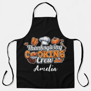 Herbstliche Erntedank Kochen Crew   Fall Holiday Schürze