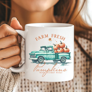 Herbstliche Farm-Frisch-Kürbis-Tasse Kaffeetasse