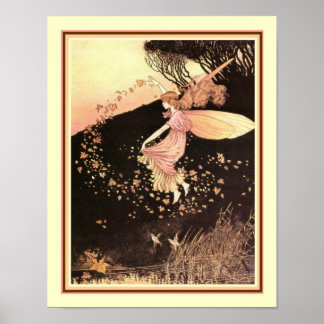 "Herbstliche Fee" 1920er Jahre Print - Ida Rentoul Poster