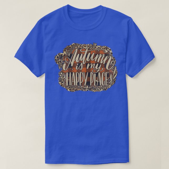 Herbstliche Frauen T-Shirt (Design vorne)