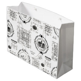 Herbstliche Geschenktüte aus Papier