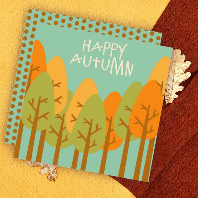 Herbstliche Grüße Flat Card (Von Creator hochgeladen)