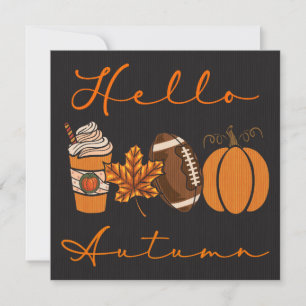 Herbstliche Grüße Flat Card