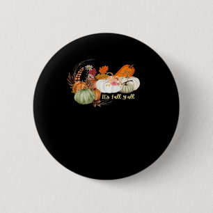 Herbstliche Halloween-Design Angepasst Button