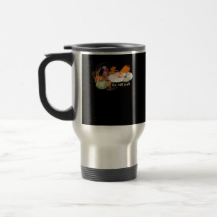 Herbstliche Halloween-Design Angepasst Reisebecher