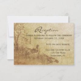 Herbstliche Heiratsempfehlung RSVP Karte