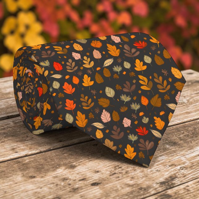 Herbstliche Herbstlaub Krawatte (Von Creator hochgeladen)