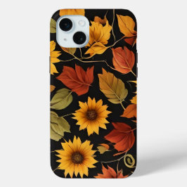 Herbstliche Herbstlaube Blume gebrannt orange Case-Mate iPhone Hülle