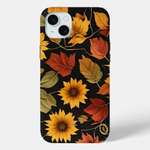 Herbstliche Herbstlaube Blume gebrannt orange Case-Mate iPhone Hülle